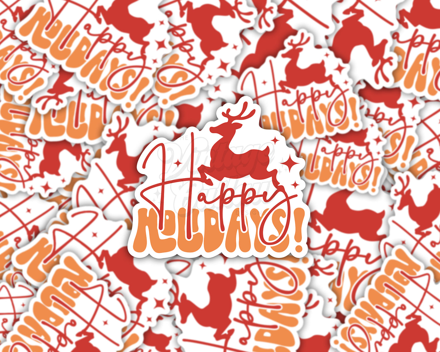 Happy Holidays Sticker