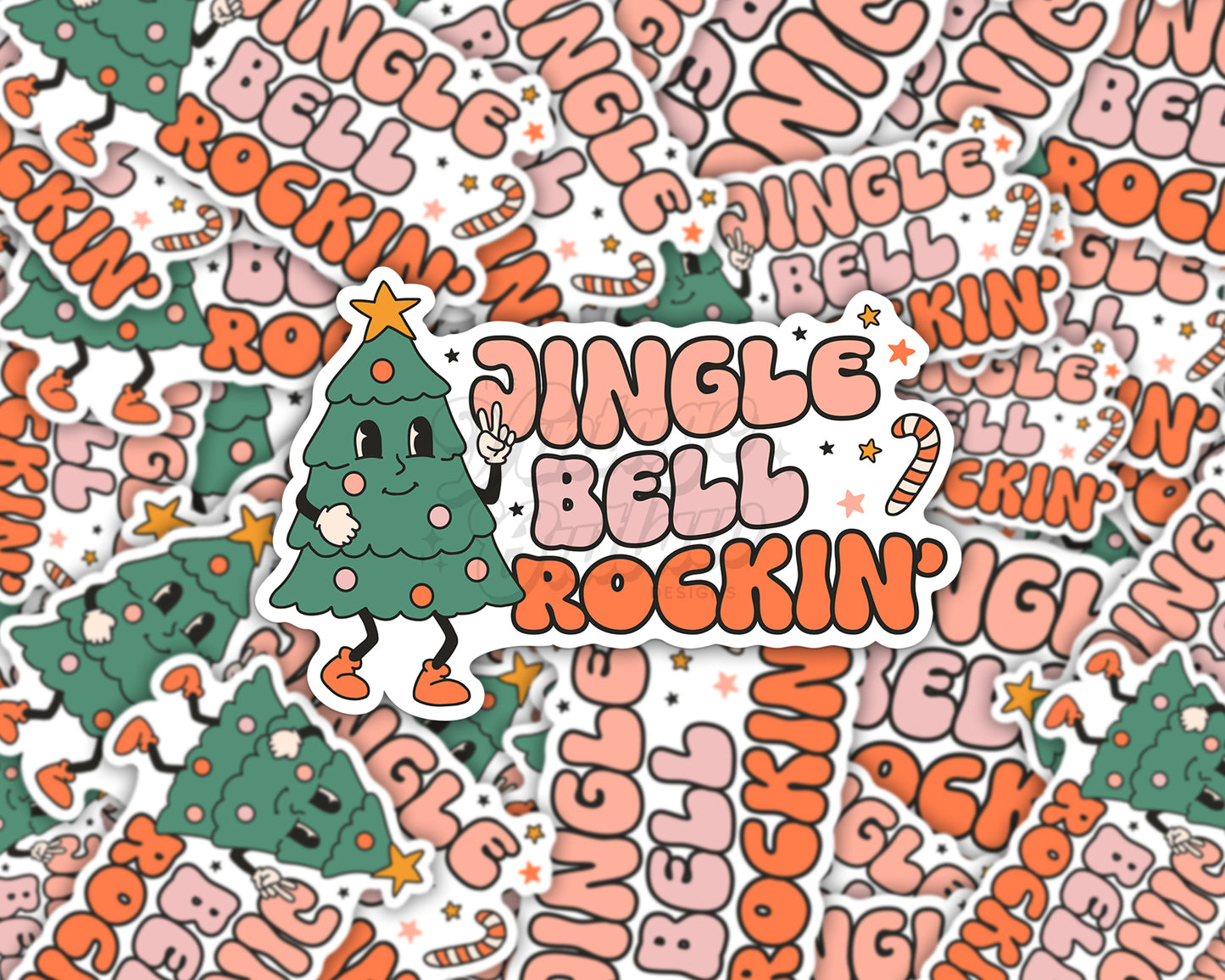 Jingle Bell Rockin' Sticker