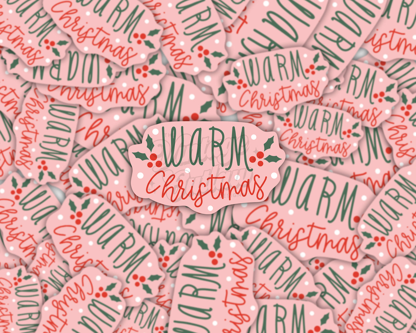 Warm Christmas Sticker