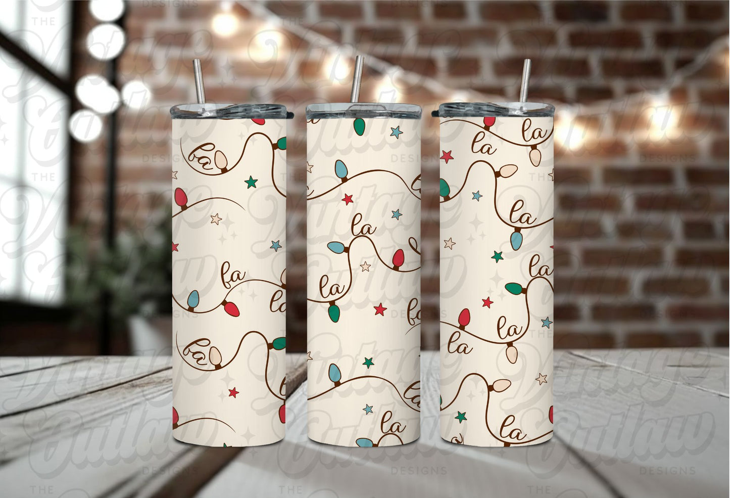 FaLaLa Christmas Tumbler