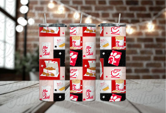 Chic Fil A Quilted Tumbler