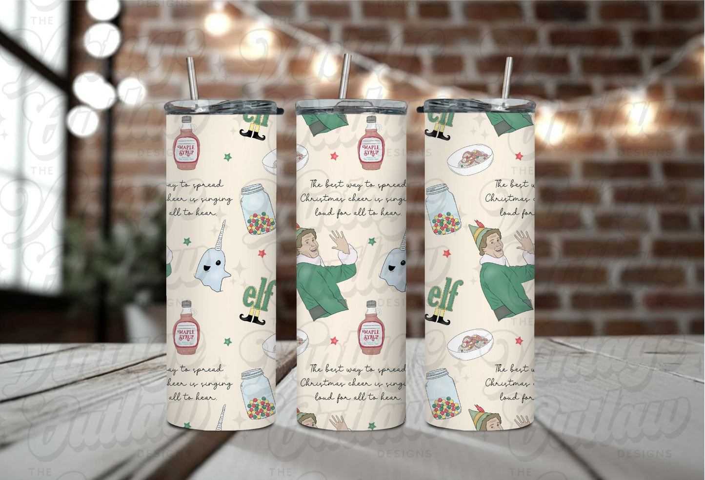 Elf Christmas Tumbler