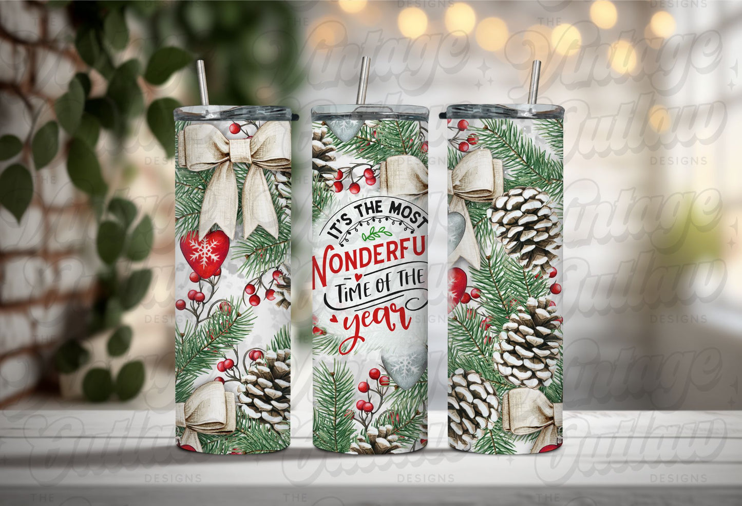 Wonderful Time Christmas Tumbler