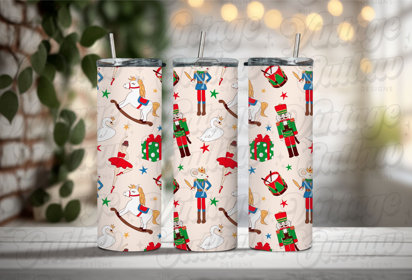 Nutcracker Christmas Tumbler