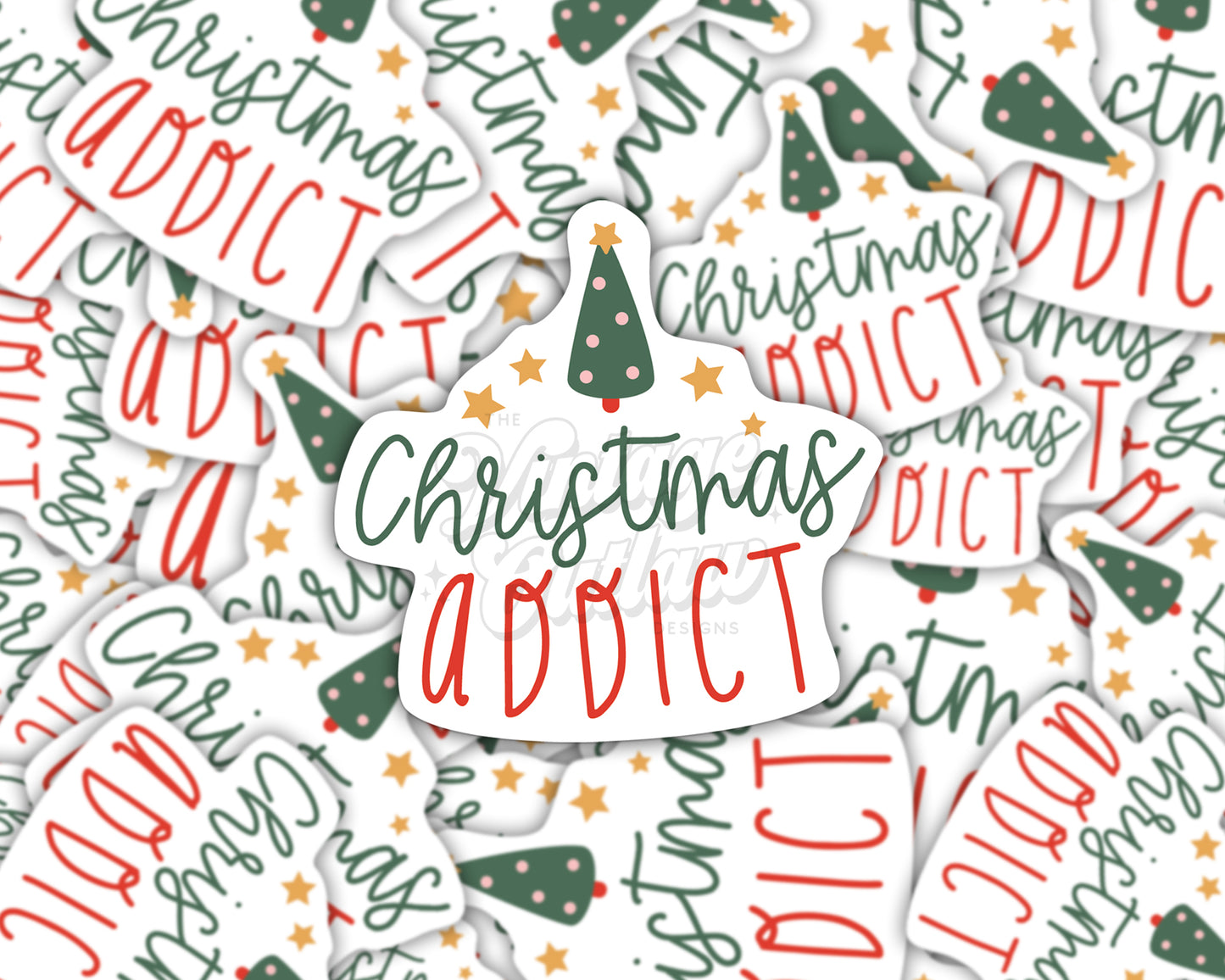 Christmas Addict Sticker