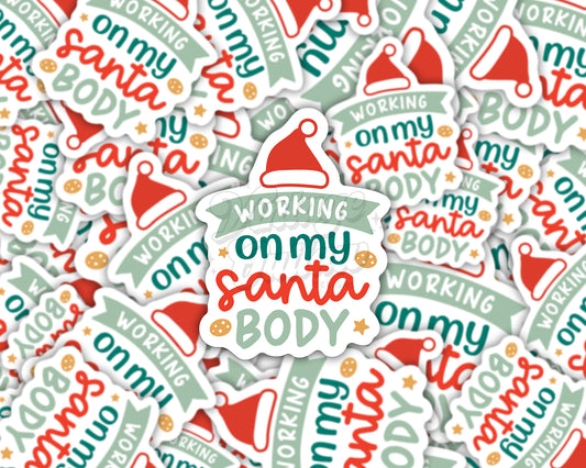 Santa Body Sticker