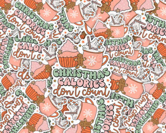 Christmas Calories Sticker