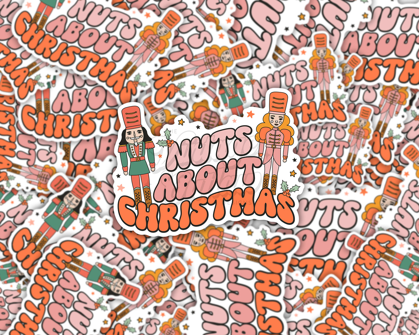 Nuts About Christmas Sticker