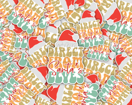 Direct from Santa's Elves Sticker