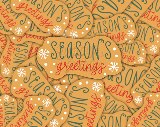 Seasons Greetings Sticker