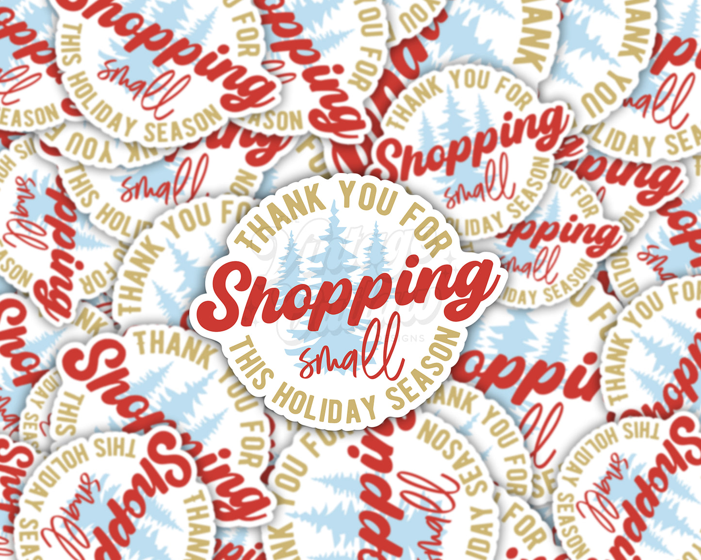 Shopping Small Sticker