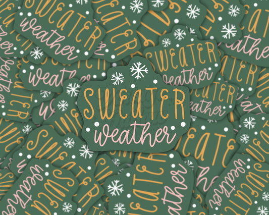 Sweater Weather Sticker